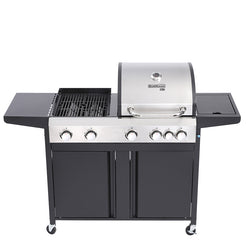 BORMANN Elite BBQ5060 Ψησταριά Υγραερίου 3 σε 1 Combo Grill - e-mytoolstore.gr
