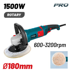 BORMANN Pro BCP3500 Αλοιφαδόρος 1500W, Φ180mm, 600-3200rpm