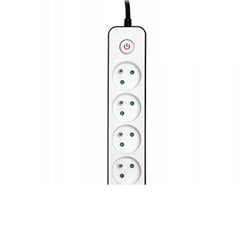 BORMANN BCR1011 Πολύμπριζο 4 Θέσεων 3x1.5mm με Διακόπτη - e-mytoolstore.gr