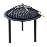 BORMANN Elite BFT6001 Tζάκι Εξωτερικού Χώρου με μεταλλικά Πόδια και Προστατευτικό Πλέγμα, Μαύρο - e-mytoolstore.gr