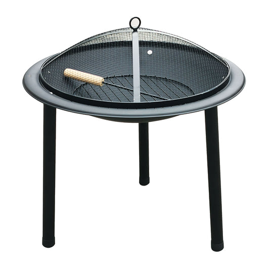 BORMANN Elite BFT6001 Tζάκι Εξωτερικού Χώρου με μεταλλικά Πόδια και Προστατευτικό Πλέγμα, Μαύρο - e-mytoolstore.gr