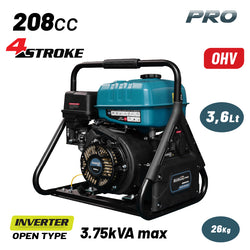 BORMANN Pro BGB4035 Γεννήτρια Βενζίνης Inverter Ανοιχτού Τύπου 3000W,208cc,1x16A - e-mytoolstore.gr