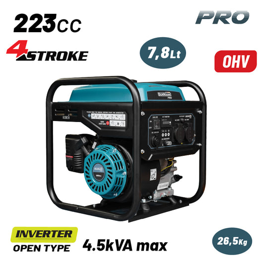 BORMANN Pro BGB4045 Γεννήτρια Βενζίνης Inverter Ανοιχτού Τύπου 350W, 223c - e-mytoolstore.gr