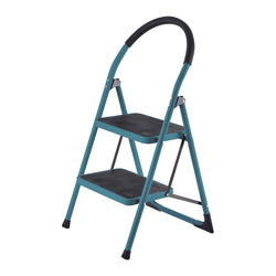 BORMANN Pro BHL6012 Σκαλοκάθισμα Μεταλλικό Heavy Duty,2 Σκαλιά,Αντιολισθητικά με Αφρώδη Λαβή - e-mytoolstore.gr