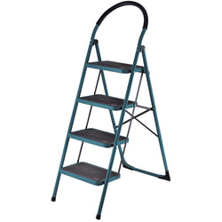 BORMANN Pro BHL6014 Σκαλοκάθισμα Μεταλλικό Heavy Duty,4 Σκαλιά,Αντιολισθητικά με Αφρώδη Λαβή - e-mytoolstore.gr