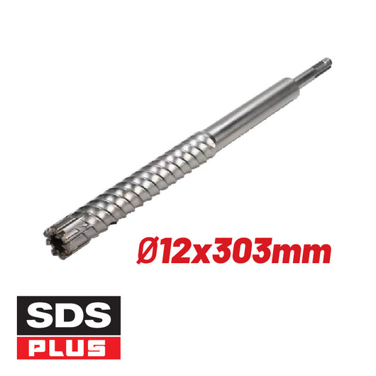 BORMANN Pro BHT4350 Rebar Cutter Τρυπάνι με SDS-PLUS Στέλεχος για Δομικά Υλικά Φ12x303 - e-mytoolstore.gr