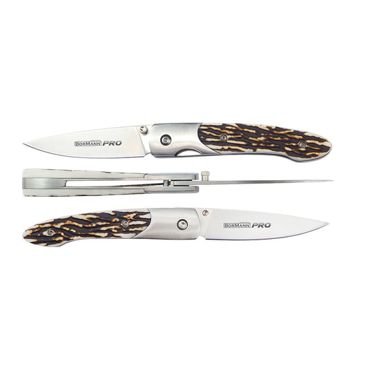BORMANN Pro BHT7597 Σουγιάς Ανοξείδωτος με Λαβή-Εφέ Κέρατο Ελαφιού 180mm - e-mytoolstore.gr