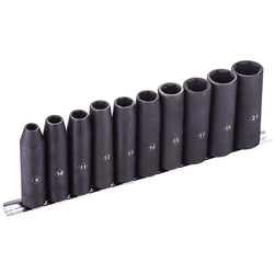 BORMANN Pro BHT7704 Σετ Καρυδάκια Aέρος Μακρυά 1/2'' , 8,10,11,1213,14,15,17,19,21mm - e-mytoolstore.gr