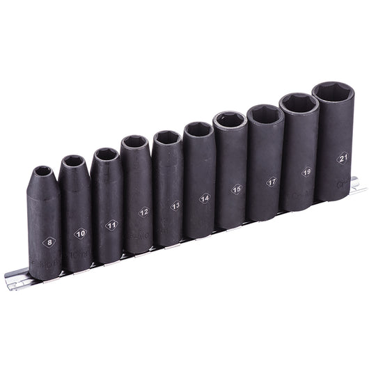 BORMANN Pro BHT7704 Σετ Καρυδάκια Aέρος Μακρυά 1/2'' , 8,10,11,1213,14,15,17,19,21mm - e-mytoolstore.gr