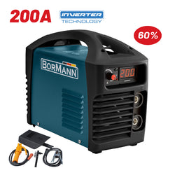 ΗΛΕΚΤΡΟΚΟΛΛΗΣΗ INVERTER 200A, ΑΠΟΔΟΣΗ 200Α/60%, ΨΗΦ.ΟΘΟΝΗΣ, ΜΕΓ.ΗΛΕΚΤΡΟΔΙΟ 4mm, ΠΕΡΙΛΑΜΒΑΝΕΙ ΚΑΛΩΔΙΑ BIW2010
