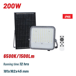 BORMANN Pro BLF2450 Προβολέας Ηλιακός LED 200W 6500K 1500Lm 90° IP65
