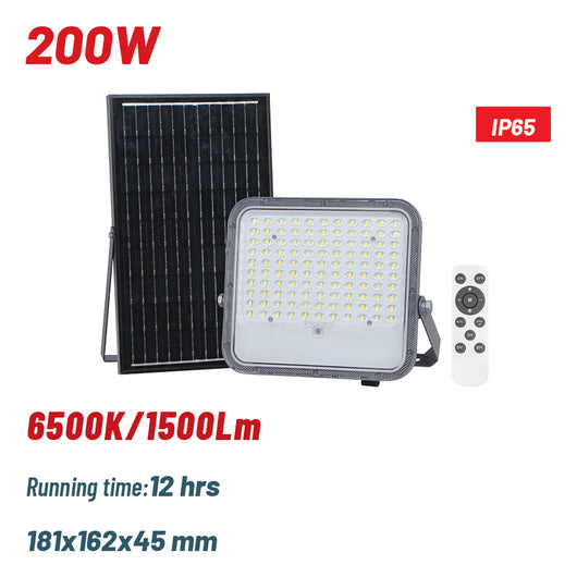 BORMANN Pro BLF2450 Προβολέας Ηλιακός LED 200W 6500K 1500Lm 90° IP65