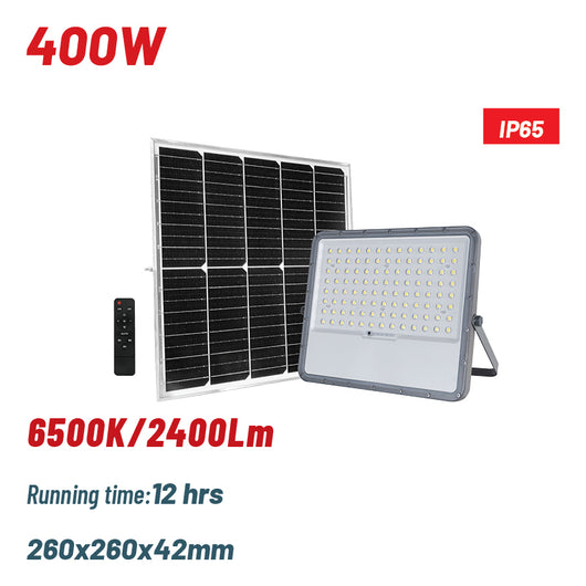 BORMANN BLF2754 Προβολέας Ηλιακός LED,400W, Αδιάβροχος,Φωτοβολταϊκό Πάνελ