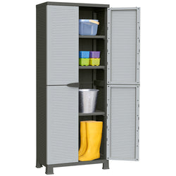 BORMANN Elite BPC6000 Ντουλάπα Πλαστική με 3 Ράφια Μ68xΠ38xΥ171cm