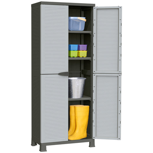 BORMANN Elite BPC6000 Ντουλάπα Πλαστική με 3 Ράφια Μ68xΠ38xΥ171cm