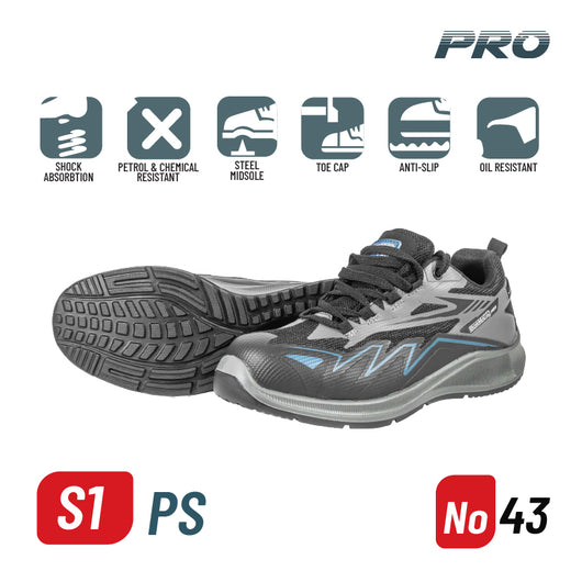 BORMANN Pro BPP8283 Παπούτσι Ασφαλείας S1P PACIFIC No 43