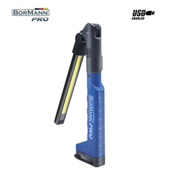 BORMANN Pro BPR6024 Φακός Εργασίας Επαναφορτιζόμενος 200Lm, 2 Λειτουργιών, Με Γάντζο Και Μαγνήτη,270 - e-mytoolstore.gr