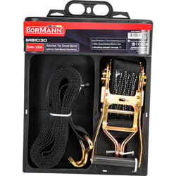 BORMANN Pro BRB1030 Ιμάντες Πρόσδεσης Καστάνιας 50mm x 5m,Αντοχή 1Ton - e-mytoolstore.gr