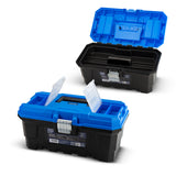 BORMANN Pro BTB3310 Εργαλειοθήκη Χειρός Πλαστική "Wolf", Μεταλλικό Κούμπωμα & Ταμπακέρα - e-mytoolstore.gr