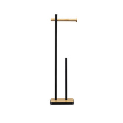 BORMANN BTW9048 Χαρτοθήκη Δαπέδου Μπαμπού Μαύρη 18x67cm - e-mytoolstore.gr