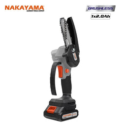 NAKAYAMA EC1040 Κλαδευτικό Αλυσοπρίονο Μπαταρίας 21V Brushless,Λάμα 10cm,825gr,1x2Ah Li-Ion, Βαλίτσα - e-mytoolstore.gr