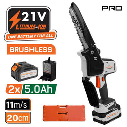 NAKAYAMA Pro EC1520 Κλαδευτικό Αλυσοπρίονο Μπαταρίας 21V,Brushless,Λάμα 20cm - e-mytoolstore.gr