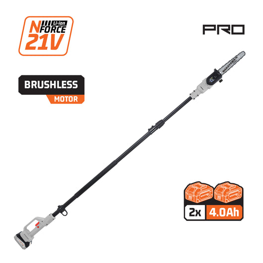 ΝΑΚΑΥΑΜΑ Pro EC1621X44 Κονταροπρίονο Μπαταρίας Τηλεσκοπικό 21V,Λάμα 20cm,2.3Kg, Αυτ Λίπανση 2x4Ah