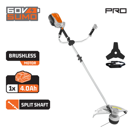 NAKAYAMA Pro EC6020X4 ΘΑΜΝΟΚΟΠΤΙΚΟ BRUSHLESS ΜΠΑΤΑΡΙΑΣ 60V, Li-Ion, 42cm ΜΕΣΙΝΕΖΑ, 1x4,0Ah ΜΕ ΤΑΧΥΦΟ
