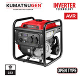 KUMATSUGEN GB4500 Γεννήτρια Βενζίνης 4.4kVa,Inverter Ανοιχτού Τύπου