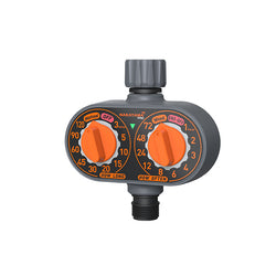 NAKAYAMA Pro GH9139 Προγραμματιστής Ποτίσματος Μπαταρίας, με Δύο Διακόπτες Προγραμματισμού - e-mytoolstore.gr