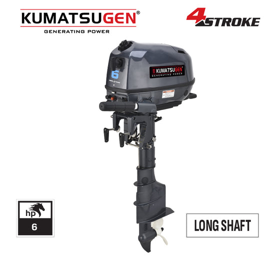 KUMATSUGEN GM6100 Εξωλέμβια Μηχανή Τετράχρονη 6,0Hp Προπέλα Φ210mm, Μακρύλαιμη