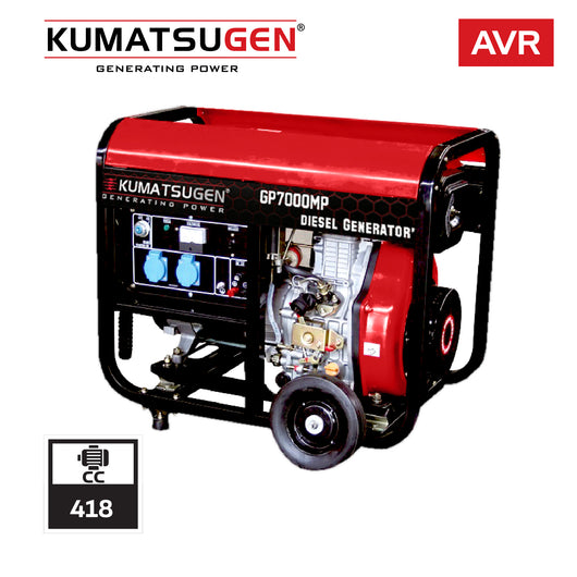 KUMATSUGEN GP7000MP Γεννήτρια Πετρελαίου,AVR,6.6Kva