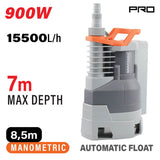 NAKAYAMA Pro NP1080 Αντλία Ακαθάρτων Ενσωματωμένο Φλοτέρ 900W - e-mytoolstore.gr