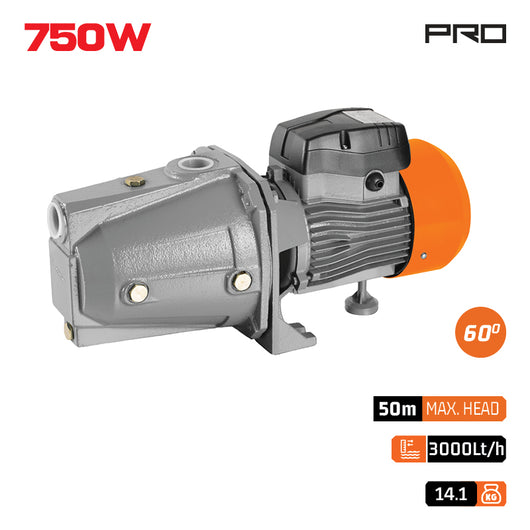 NAKAYAMA Pro NP2047 Αντλία Επιφανείας Jet 750W, 50m, 3000l/h