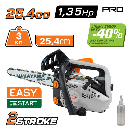 NAKAYAMA Pro PC3530 Αλυσοπρίονο Κλαδευτικό Βενζίνης 1,35Hp, 25.4cc - e-mytoolstore.gr