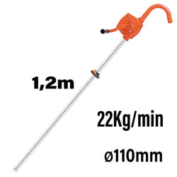 NAKAYAMA SP1500 Αντλία Λαδιού Μεταλλική για Βαρέλι - e-mytoolstore.gr