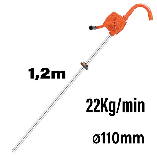 NAKAYAMA SP1500 Αντλία Λαδιού Μεταλλική για Βαρέλι - e-mytoolstore.gr