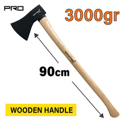 NAKAYAMA PRO SSF558 Τσεκουροβαριά Με Ξύλινη Λαβή 3Kg 90 cm - e-mytoolstore.gr