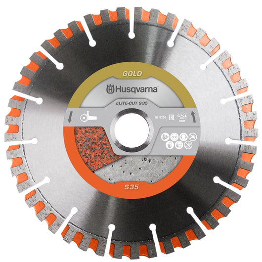 Αδαμαντοφόρος Δίσκος Husqvarna Elite-Cut S35 Φ230mm / 22.23mm