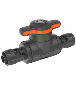 13207-20 Σύνδεσμος Gardena Micro-Drip 13 mm με Βάνα