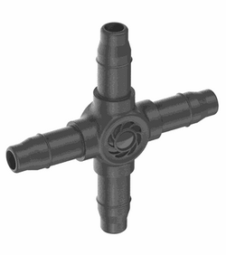 13214-20 Σύνδεσμος Σταυρός Gardena Micro-Drip 4,6mm