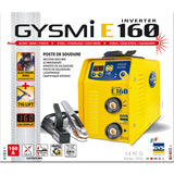 Hλεκτροκόλληση Inverter Gysmi E160, 160A, made in France - mytoolstore.gr