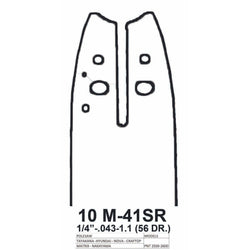 Λάμα Με Γρανάζι 10″-25 1/4″-043-1.1- 56 Οδηγοί (10 M-41SR) - mytoolstore.gr