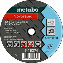 Metabo 616274000 Δίσκος κοπής NOVORAPID 230X1.9X22.23 INOX TF 41 - mytoolstore.gr