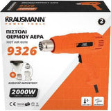 Krausmann 9326 Πιστόλι Θερμού Αέρα 2000W