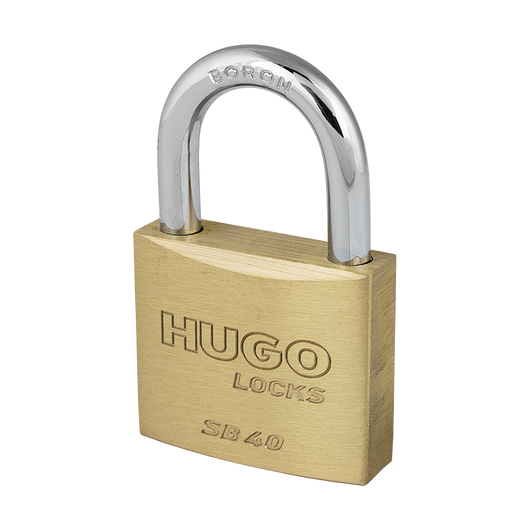 Hugo Locks 60289 Λουκέτο STANDARD BRASS LINE 40mm Από Ορείχαλκο Key Alike - mytoolstore.gr