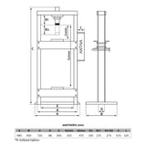 ESP-10B ΠΡΕΣΣΑ 10TON ΠΑΓΚΟΥ - mytoolstore.gr