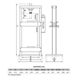 EXPRESS ΠΡΕΣΣΑ 12TON. ΔΑΠΕΔΟΥ (ΔΕΜ.2) - mytoolstore.gr