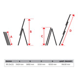 ΣΚΑΛΑ ΑΛΟΥΜΙΝΙΟΥ ΤΡΙΠΛΗ ΕΠΕΚΤΕΙΝΟΜΕΝΗ SSS12 - mytoolstore.gr
