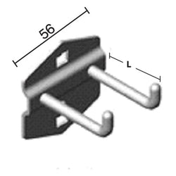 ΓΑΝΤΖΟΣ ΔΙΠΛΟΣ L 50mm - mytoolstore.gr